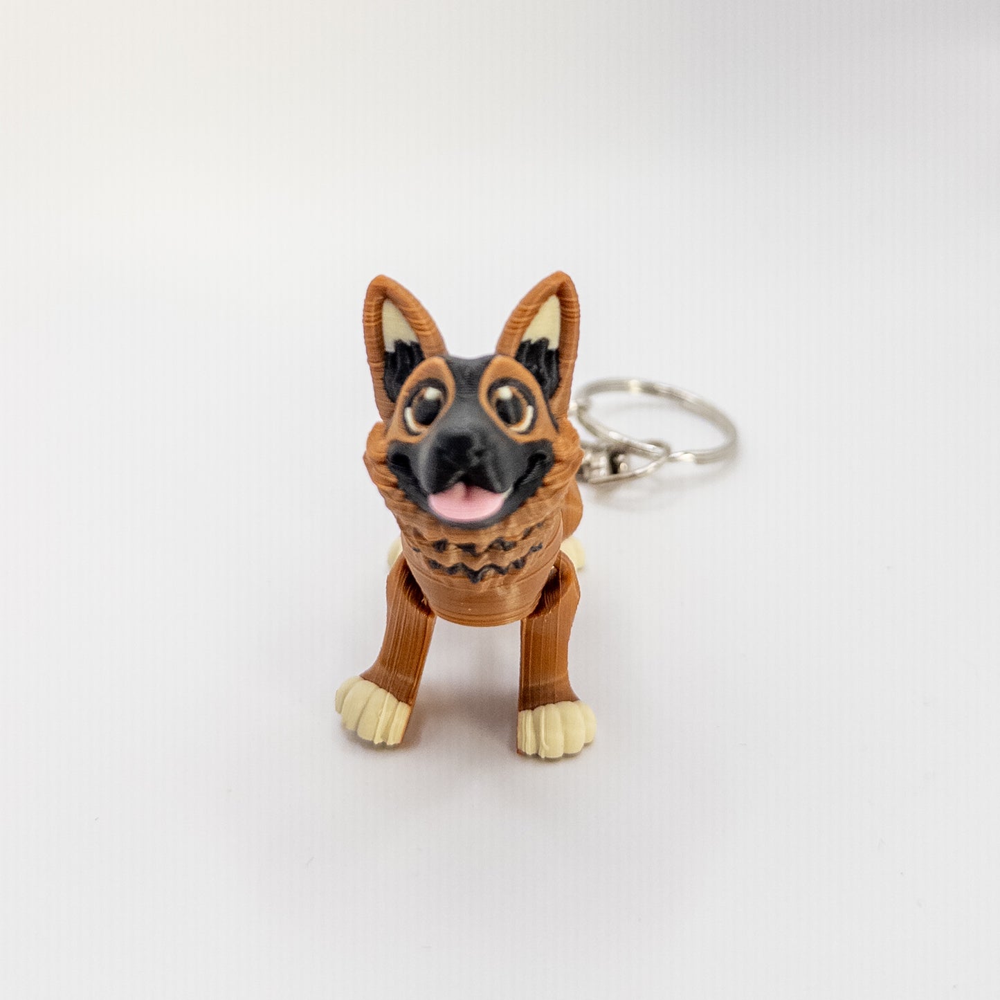 German Shepherd Keychain - 3D