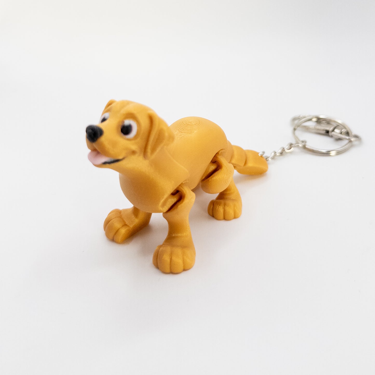 Yellow Labrador Keychain - 3D
