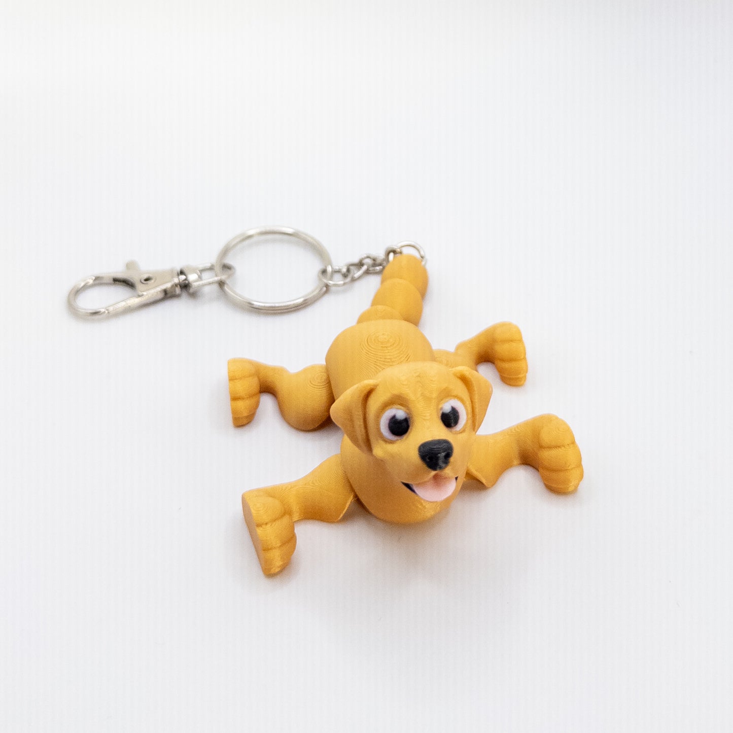 Yellow Labrador Keychain - 3D