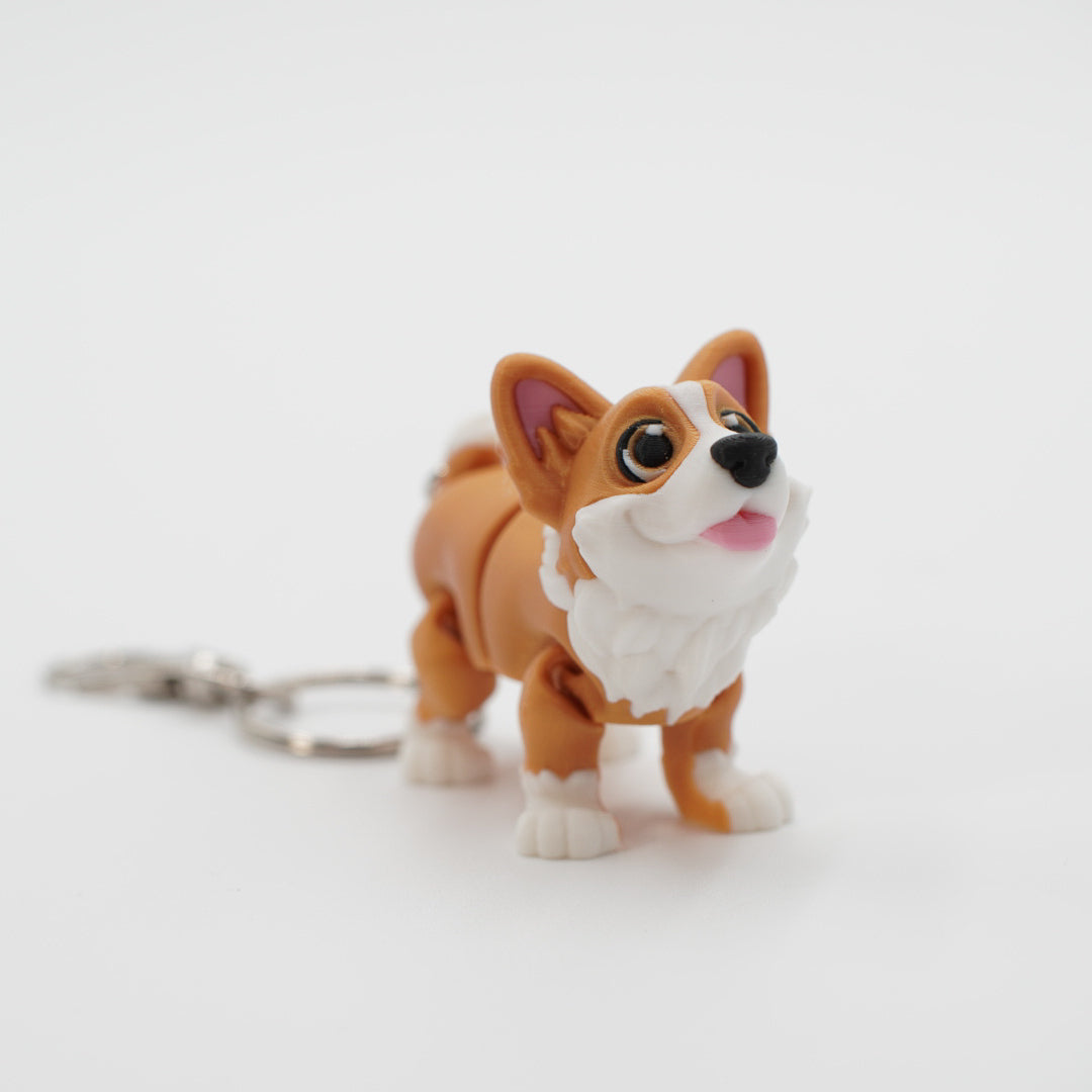 Corgi Keychain - 3D
