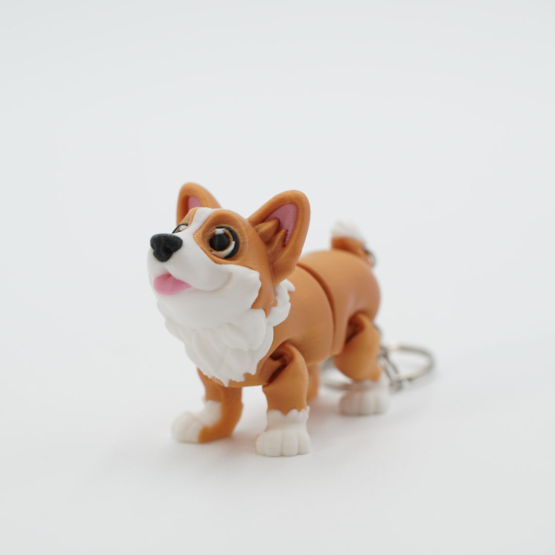 Corgi Keychain - 3D