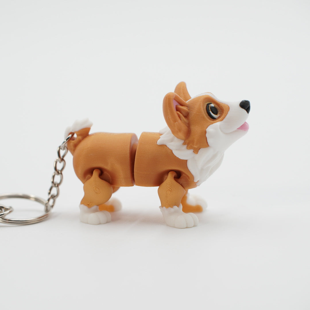 Corgi Keychain - 3D