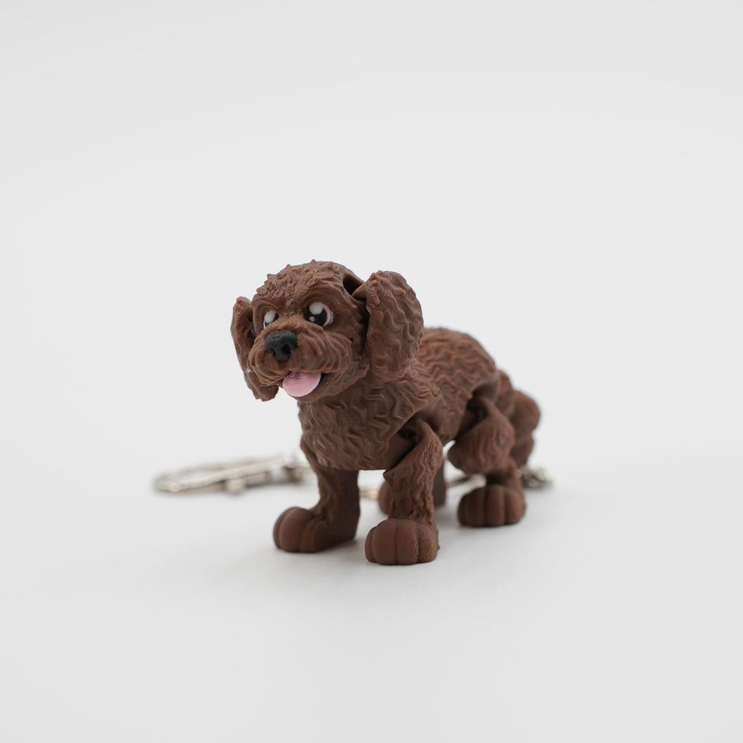 Labradoodle Keychain - 3D