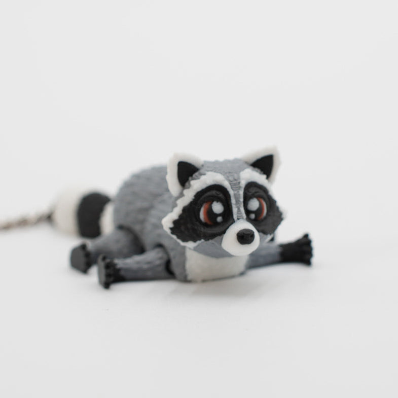 Raccoon Keychain - 3D